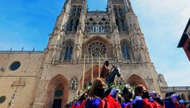 Un camino plagado de palmas para acompañar a &#039;La Borriquilla&#039; por las calles de Burgos