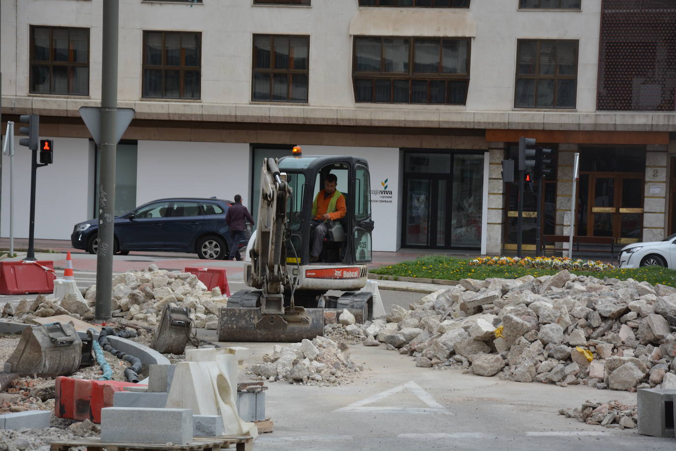 Las obras repartidas por la ciudad están generando algunas restricciones a la circulación.