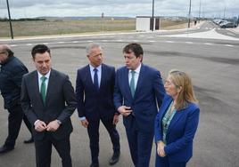 De la Rosa, Gil, Mañueco y Pastor han presidido la inauguración de la ampliación del puerto seco.