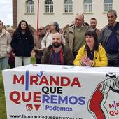 Izquierda Unida-Podemos presenta su lista para «La Miranda que queremos»