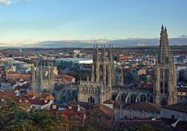 Vistas de la ciudad de Burgos que opta a ser Capital Europea de la Cultura en 2031.