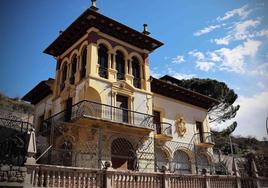 Casa de un indiano construida en Pradoluengo.