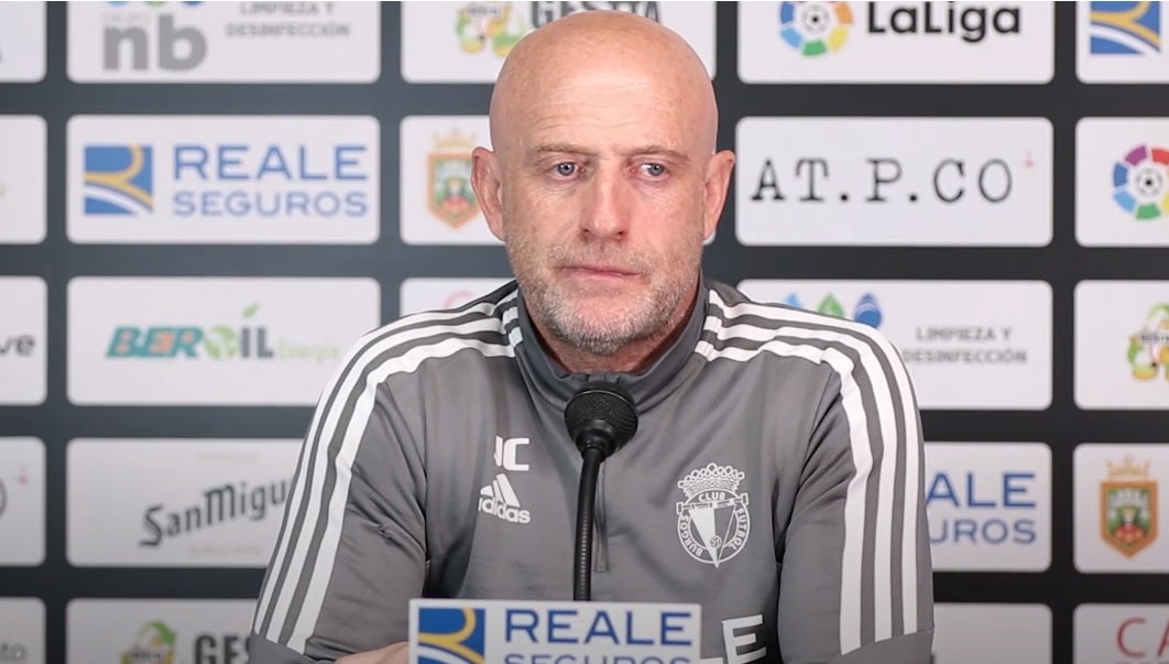 Julián Calero durante la rueda de prensa.