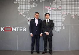 Raúl Melgosa y Juan Emilio Andino, CEO y Co-CEO respectivamente del Grupo Komtes.