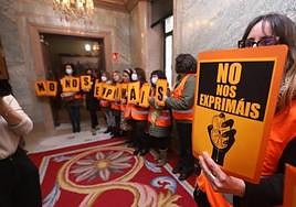 Las trabajadoras sociales del Ayuntamiento de Burgos convocaron una huelga hace menos de seis meses.