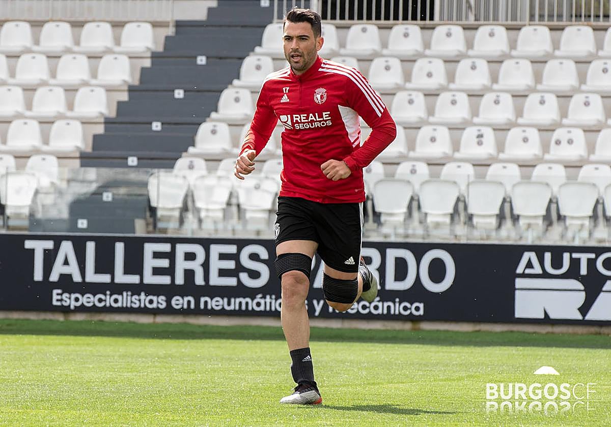 Andy Rodríguez se ejercita durante una de las sesiones de entrenamiento en solitario de su recuperación