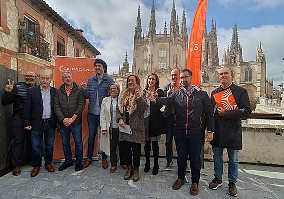 Integrantes de la candidatura de Ciudadanos.