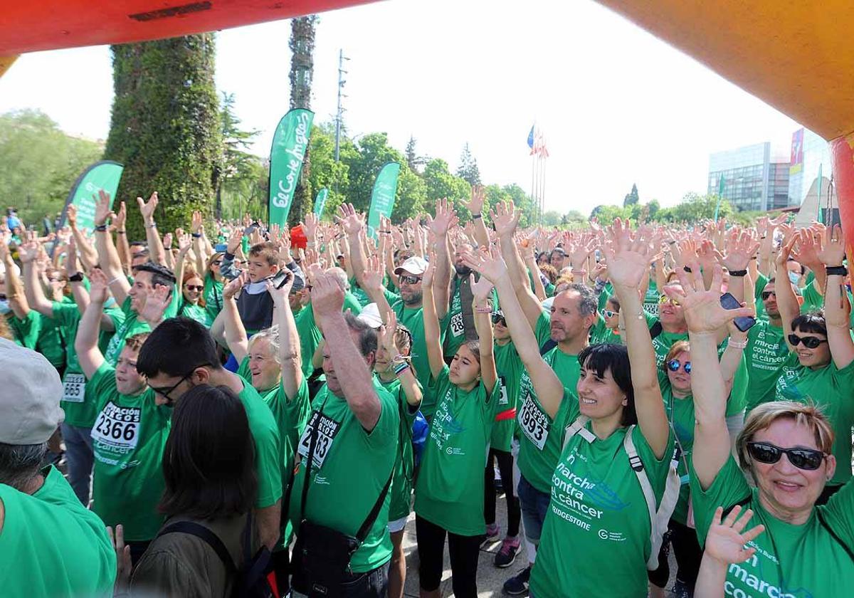 Marcha contra el cáncer del 2022 en Burgos.