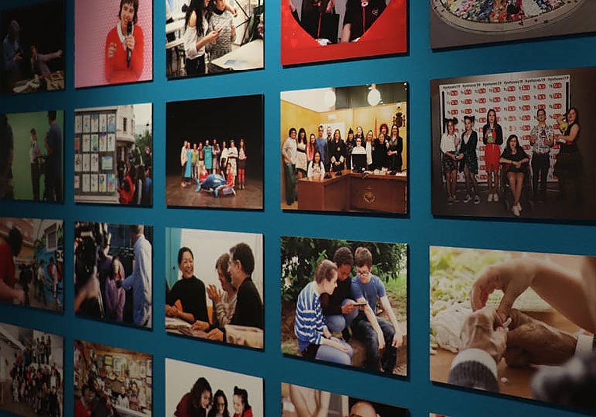 Imágenes de la exposición 'Evolución: el camino hacia la integración'.