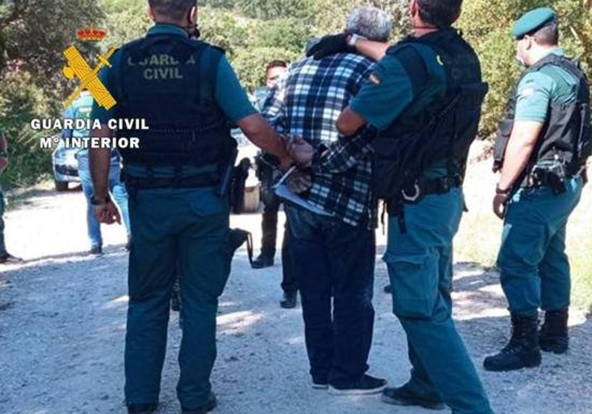 Liberación de la mujer secuestrada y detención de su expareja en 2021 por parte de la Guardia Civil de Burgos.