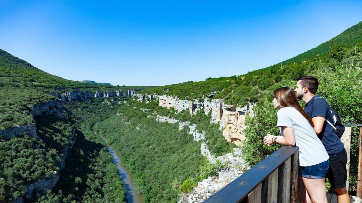 El impresionante cañón del Ebro.