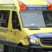 Herido en una salida de vía en Poza de la Sal