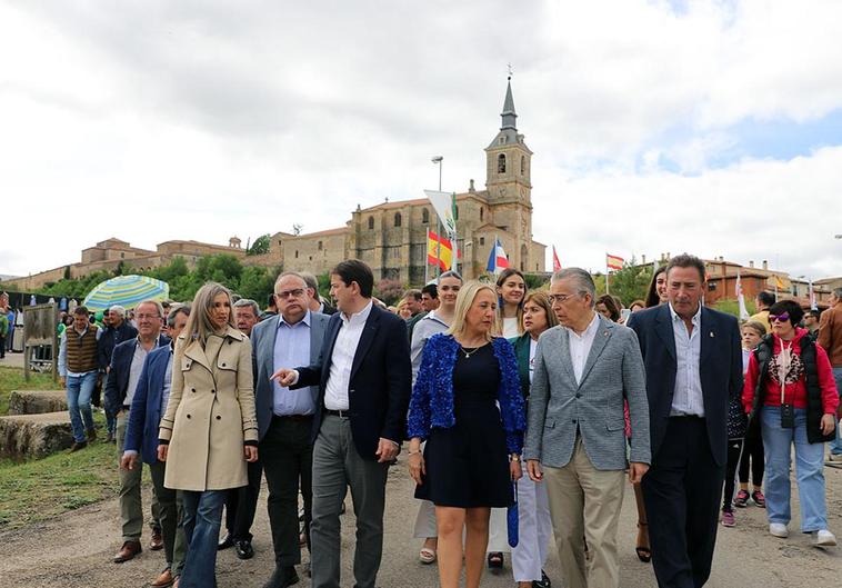 El presidente Alfonso Fernández Mañueco ha inaugurado la Feria de Lerma.