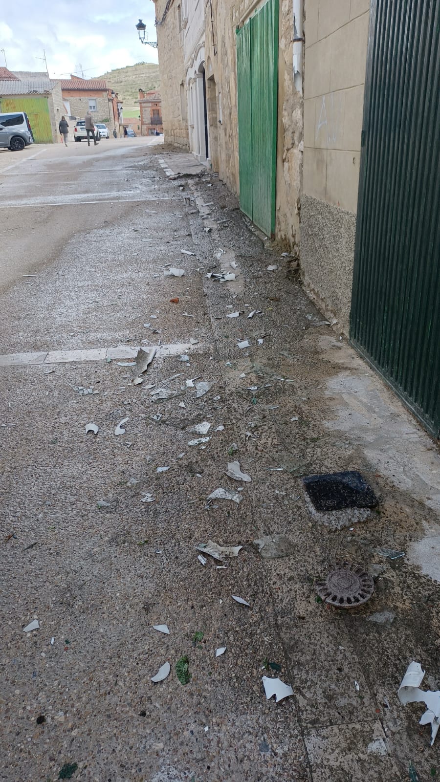 Los Balbases ha quedado destrozado tras la granizada