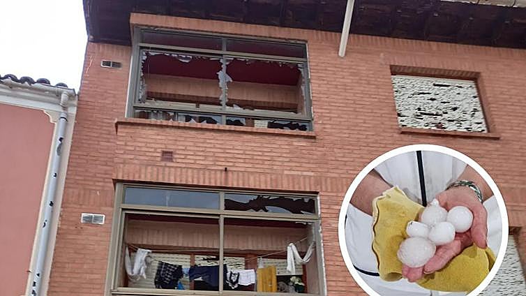 Una supercélula, la responsable del granizo en Burgos