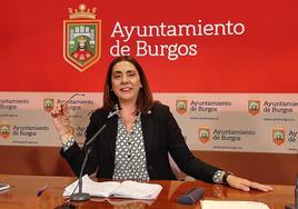 Marga Arroyo, portavoz de Podemos en el Ayuntamiento de Burgos.