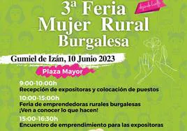 Gumiel de Izán acoge el 10 de junio la III Feria de la Mujer Rural Burgalesa