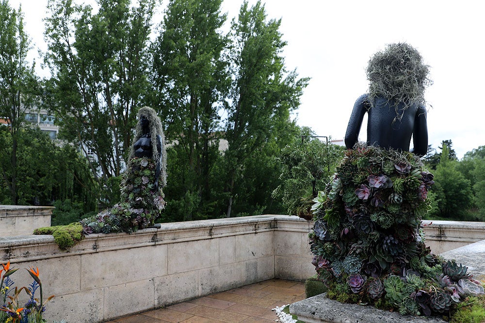 Monumentos florales de la Fiesta de las Flores de Burgos