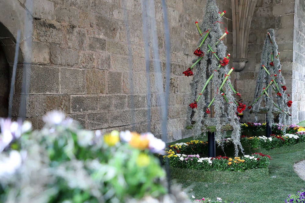 Monumentos florales de la Fiesta de las Flores de Burgos