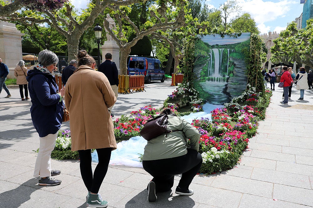 Monumentos florales de la Fiesta de las Flores de Burgos