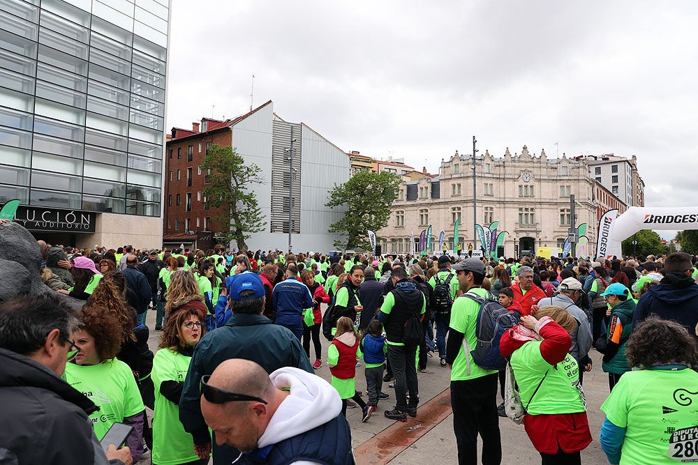 Más de 5.000 burgaleses marchan contra el cáncer