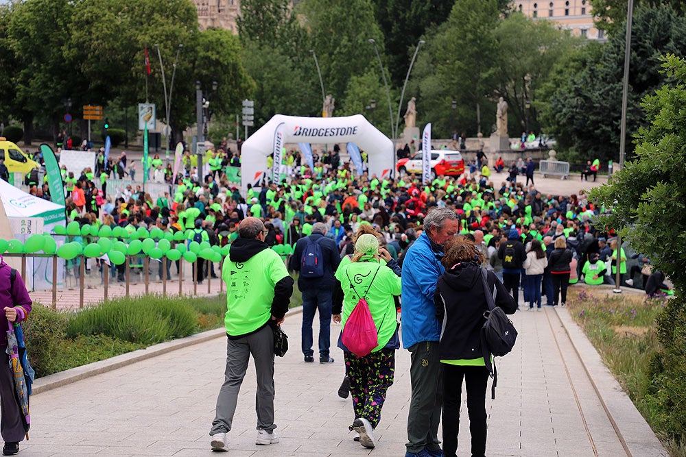 Más de 5.000 burgaleses marchan contra el cáncer