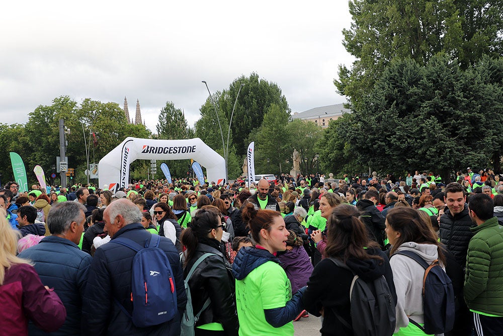 Más de 5.000 burgaleses marchan contra el cáncer