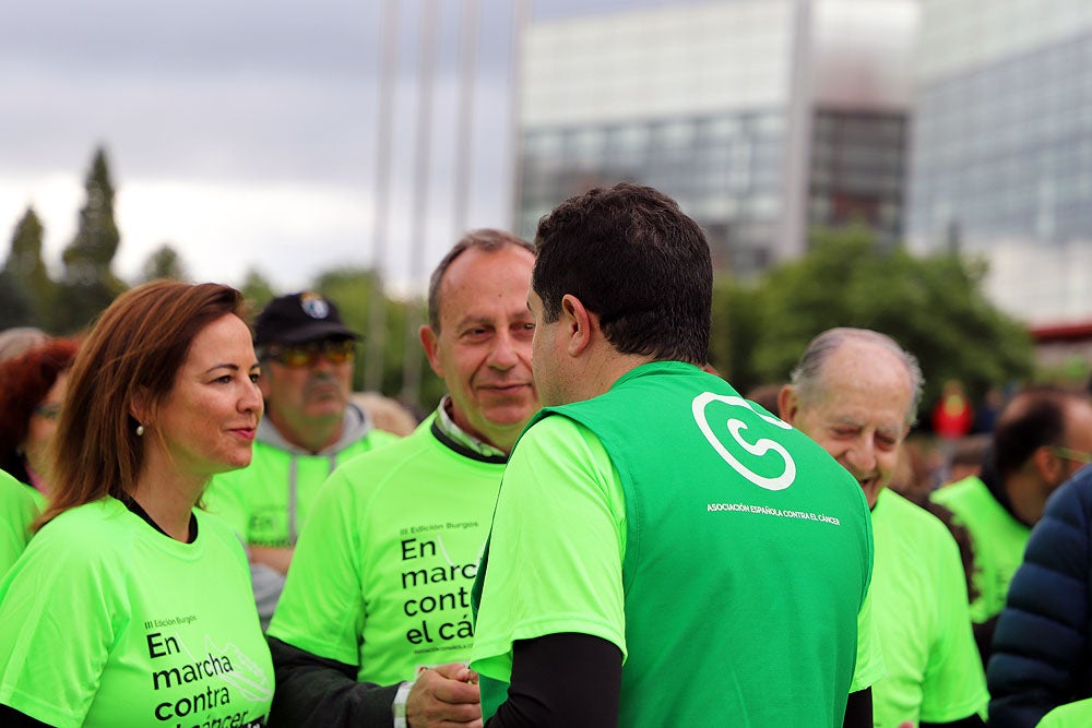 Más de 5.000 burgaleses marchan contra el cáncer
