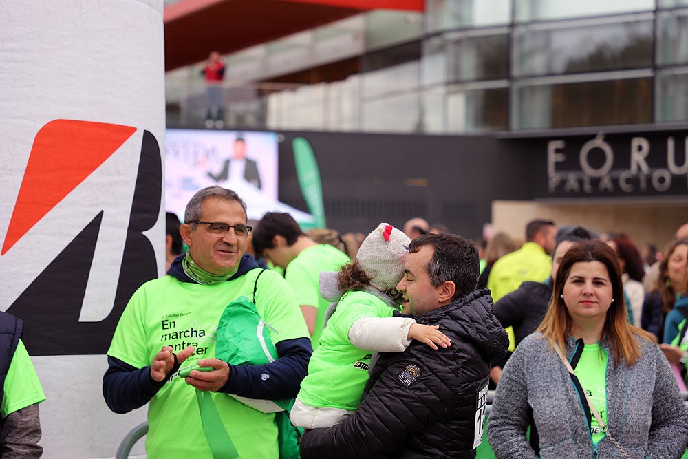 Más de 5.000 burgaleses marchan contra el cáncer