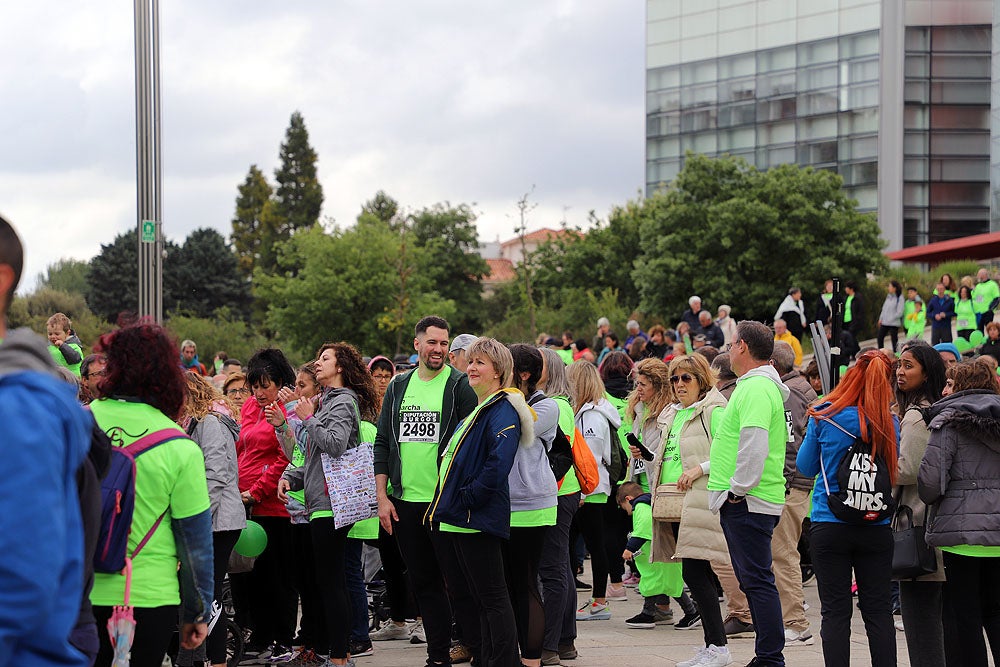 Más de 5.000 burgaleses marchan contra el cáncer