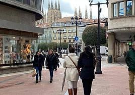 El centro de Burgos.