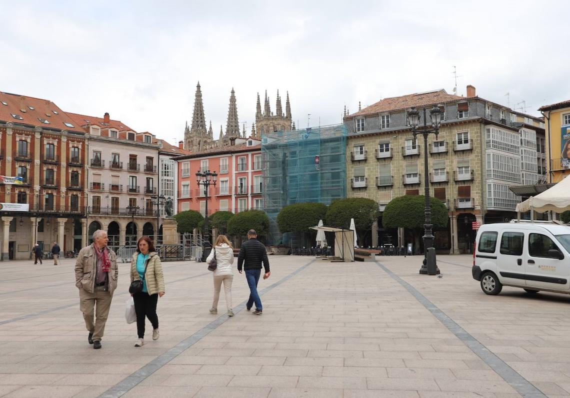 Imagen después - La plaza Mayor ya no acoge mercados a menudo.