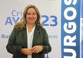 Cristina Ayala, candidata del PP al Ayuntamiento de Burgos.
