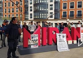 La Policía Local de Miranda ha llevado a cabo otra nueva protesta.