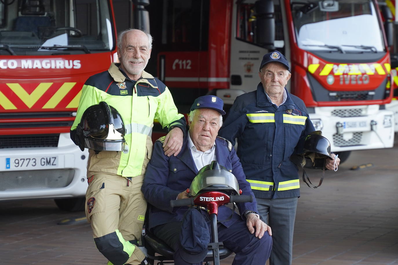 Una saga familiar de bomberos en Burgos