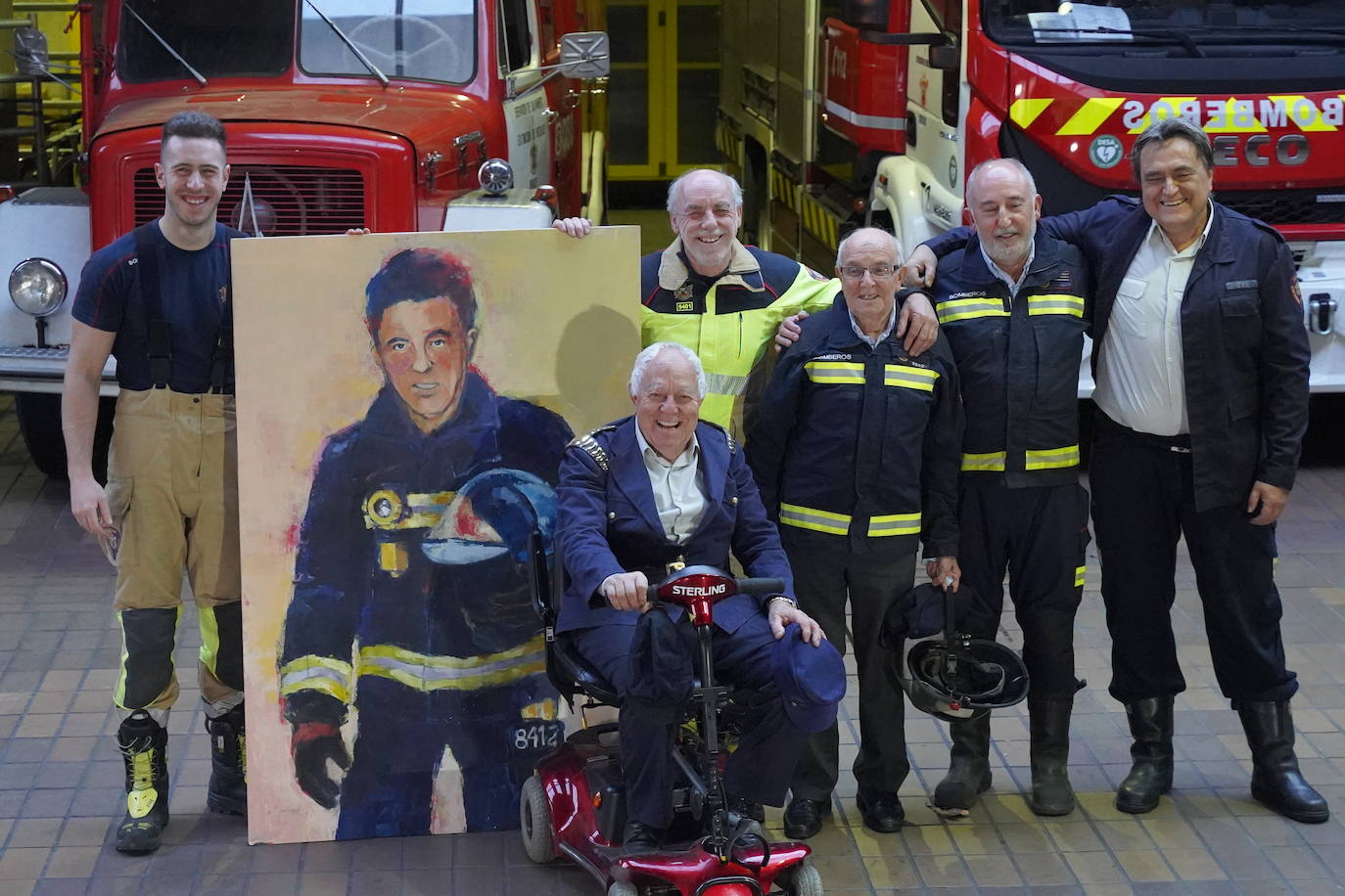 Una saga familiar de bomberos en Burgos