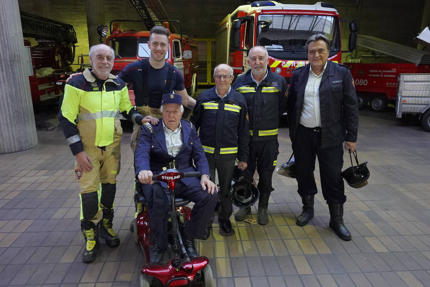 Una saga familiar de bomberos en Burgos