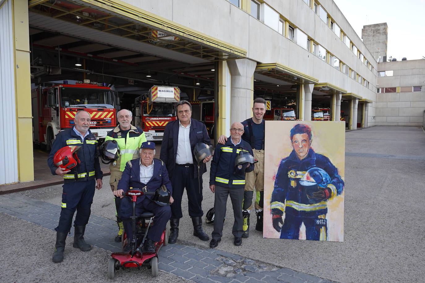 Una saga familiar de bomberos en Burgos