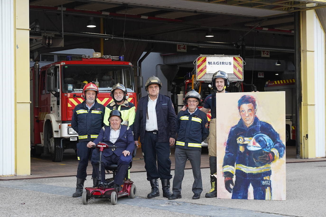 Una saga familiar de bomberos en Burgos