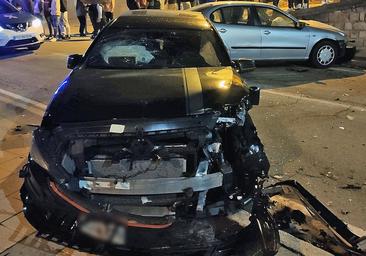 Se salda sin heridos una colisión frontal entre dos coches en Quintanar de la Sierra