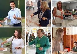 Los candidatos a la Alcaldía de Burgos han ejercido su derecho a voto.