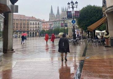 Aemet mantiene el aviso amarillo por tormentas en Burgos desde este viernes