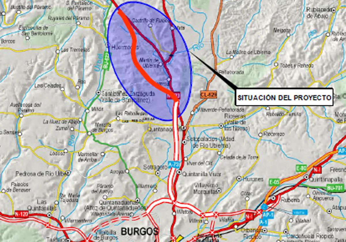 Adjudican por 108 millones de euros las obras del nuevo tramo de la autovía A-73 entre Quintanaortuño y Montorio