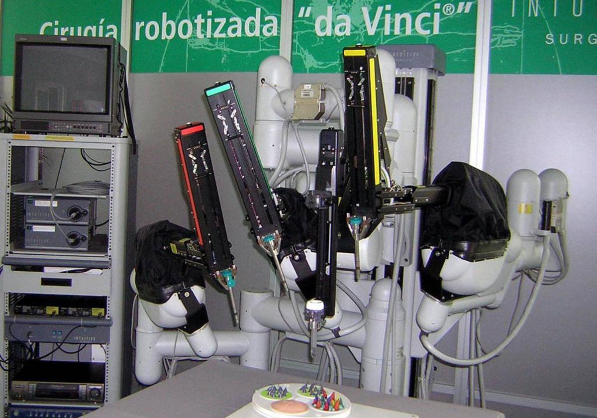 Sistema robotizado Da Vinci.