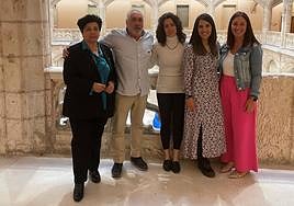 Isabel Medina, CaixaBank, Miguel Angel Sancho, Tania Busto y VIrgina Ibáñez de Aspodemi, Natalia Díez, CaixaBank.