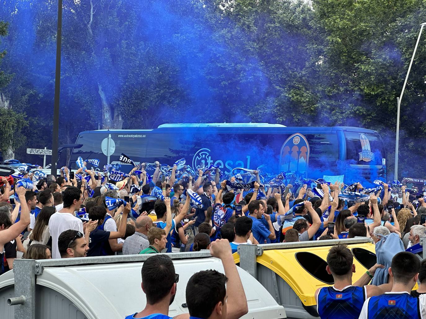 Ambientazo en la previa de la final entre Zunder Palencia y Hereda San Pablo