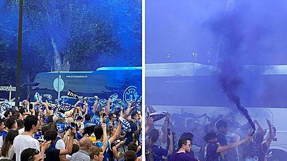 La fiesta del baloncesto también se vive fuera del Coliseum
