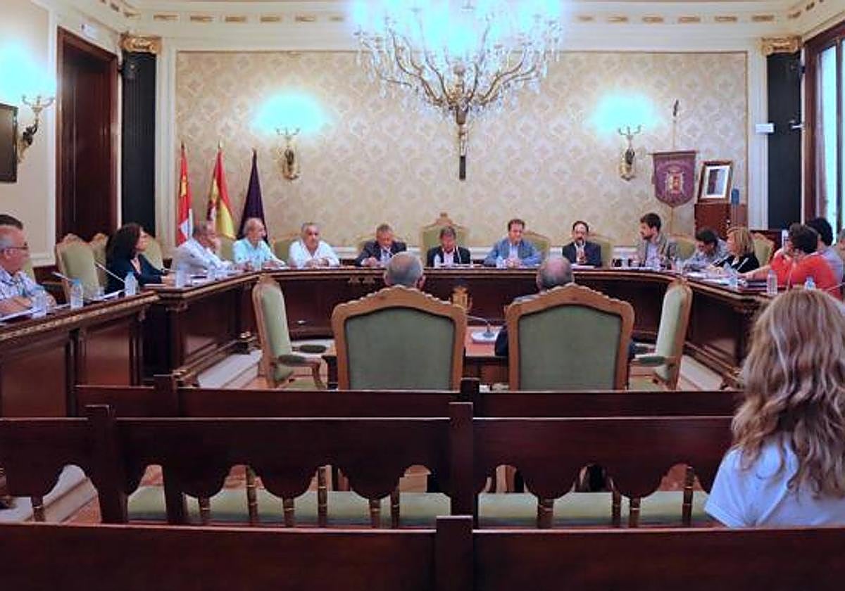 Pleno de la última corporación de la Diputación de Burgos.