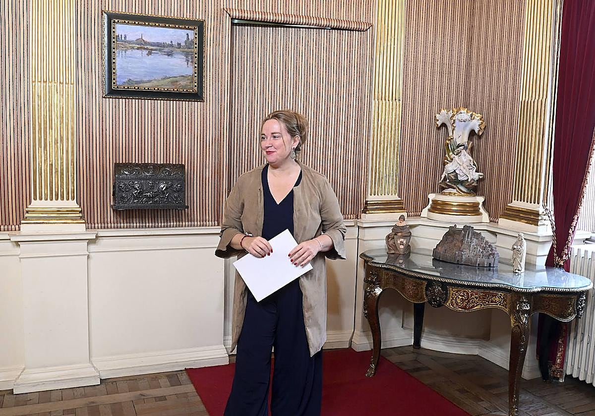 La alcaldesa de Burgos, Cristina Ayala.