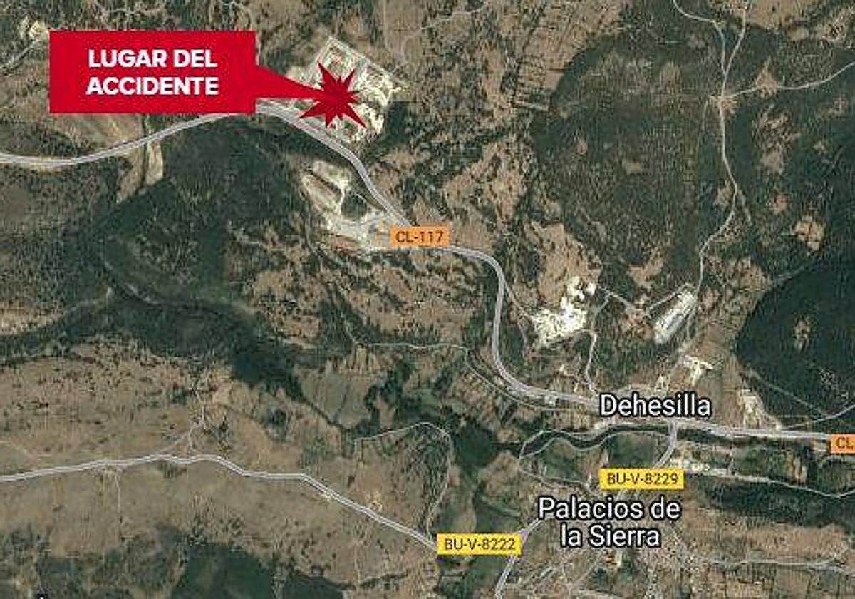 El accidente mortal ha ocurrido en un polígono a la entrada de Palacios de la Sierra.
